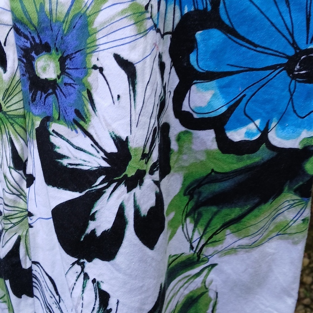 Roulette Floral Beautiful Dress 97% Cotton Size 8. Old Money Cruisewear - Picture 11 of 12